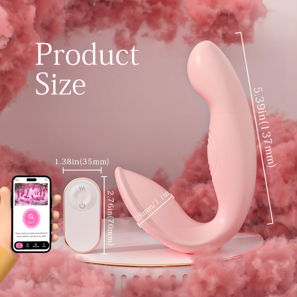 Lobbksha Clitoral G Spot Vibrator AI Remote Control