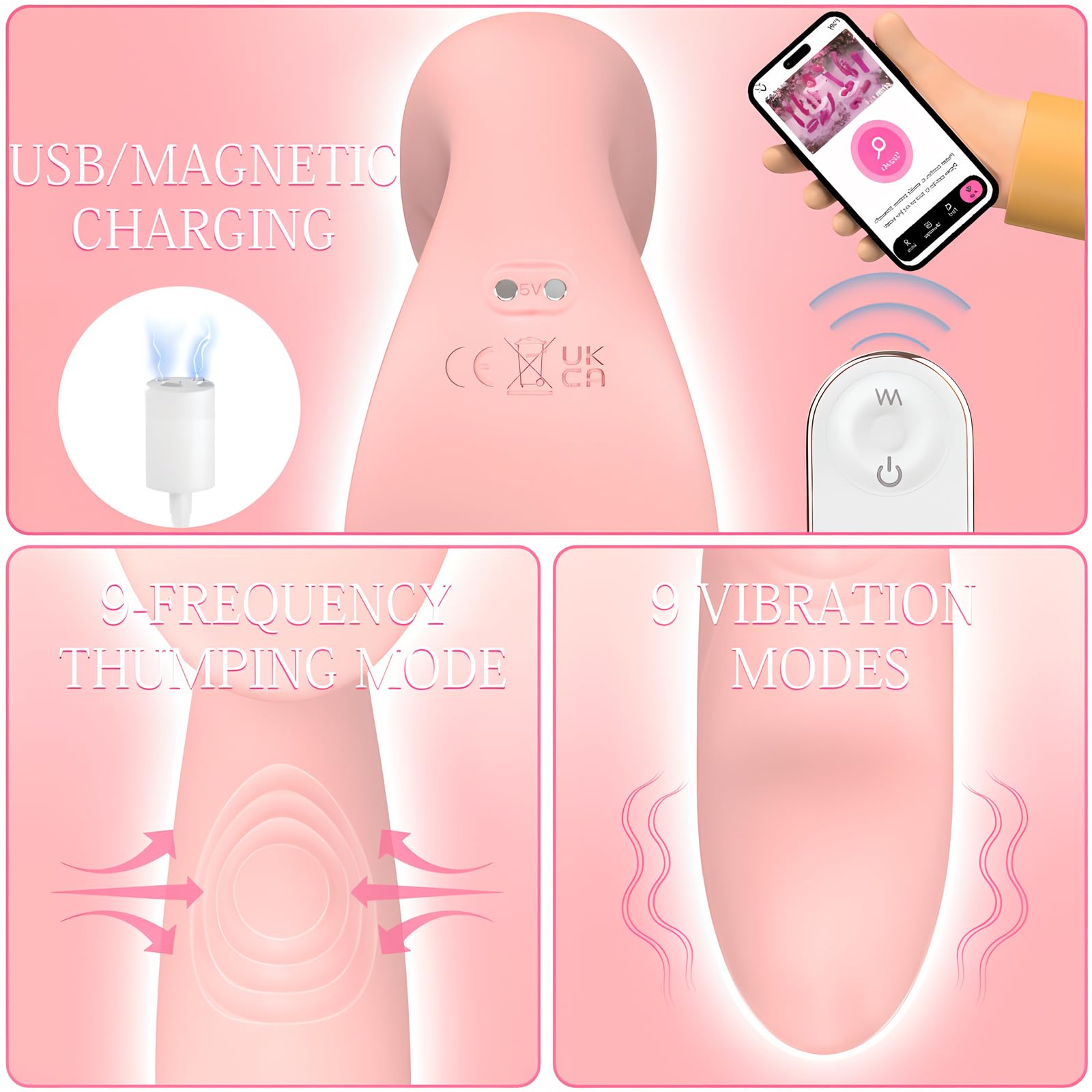 Lobbksha Clitoral G Spot Vibrator AI Remote Control